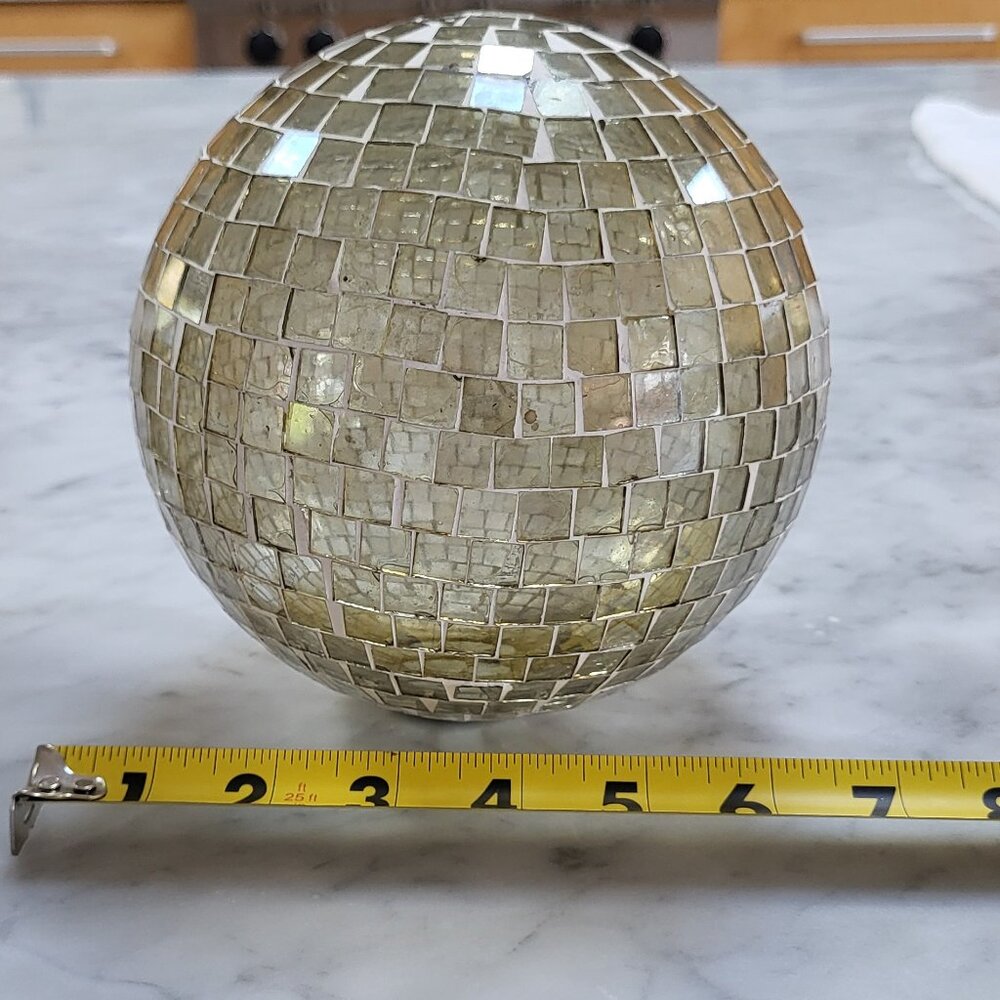 Mosaic Decorative Balls with flat bottom